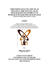 Implementasi Fatwa Dsn Mui No Dsn Mui Vi Tahun Tentang Akad